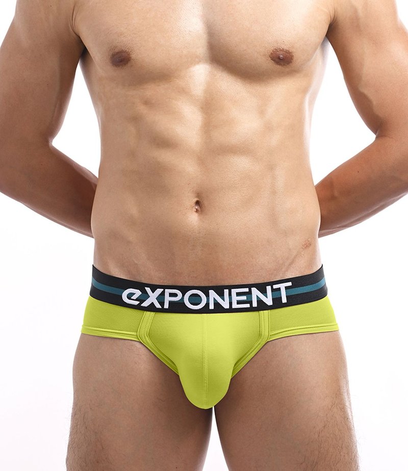 (6色)【多件優惠】EveryWear RAYON 每日輕著感 三角內褲-螢光黃 - 男內衣褲 - 尼龍 黃色