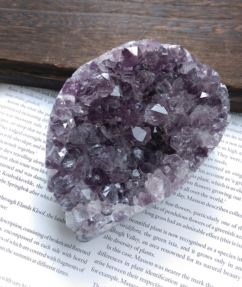 Amethyst  烏拉圭產地 原皮紫水晶  紫水晶晶鎮 天然礦石 原礦 - 擺飾/家飾品 - 其他材質 