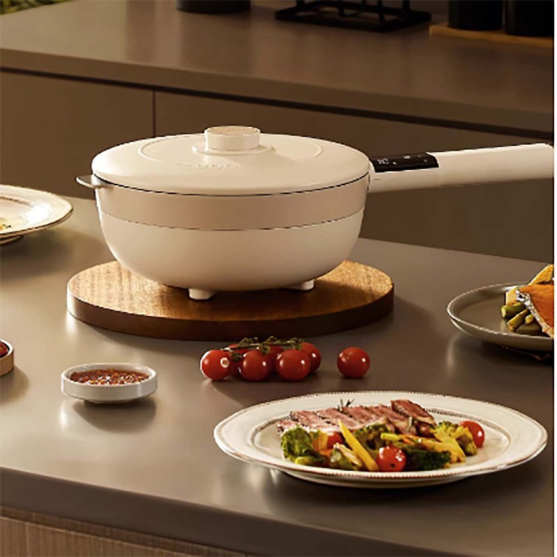 [Free Shipping] Multifunctional electric hot pot, electric pot, integrated plug-in household electric cooking pot OIDIRE - เครื่องครัว - วัสดุอื่นๆ หลากหลายสี