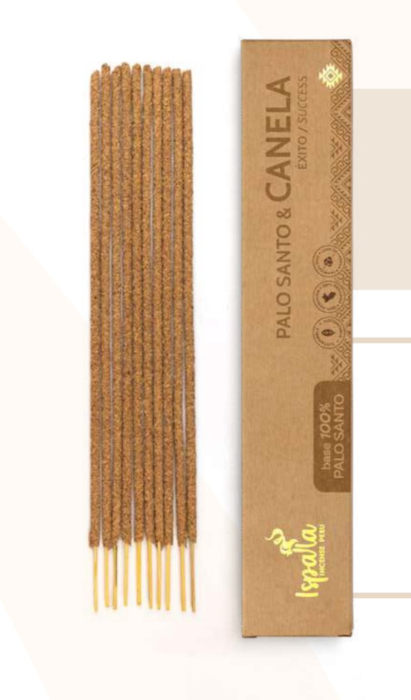 Ispalla Palo Santo & Cinnamon 聖木&肉桂 線香 10支 秘魯聖木 - 香氛/精油/擴香 - 其他材質 咖啡色