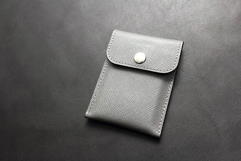 KAKU handmade leather business card holder card holder - ที่เก็บนามบัตร - หนังแท้ 