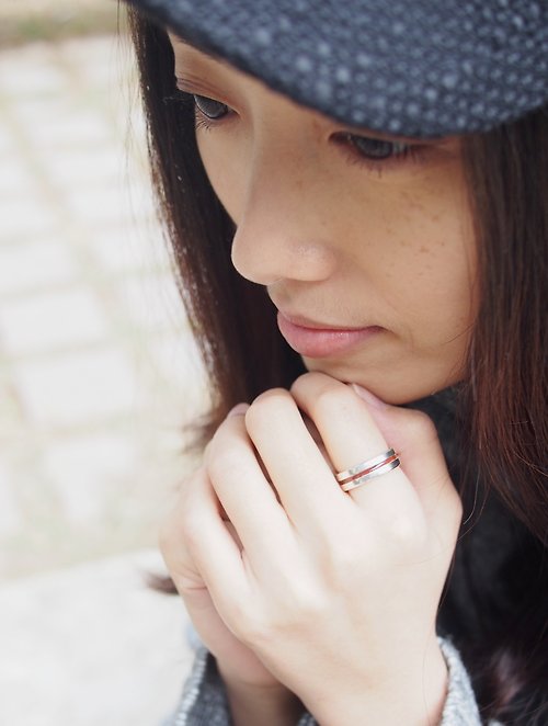 Aliko Chen Jewelry The Only One 愛是唯一 純銀琺瑯填色戒指 女款 紅色