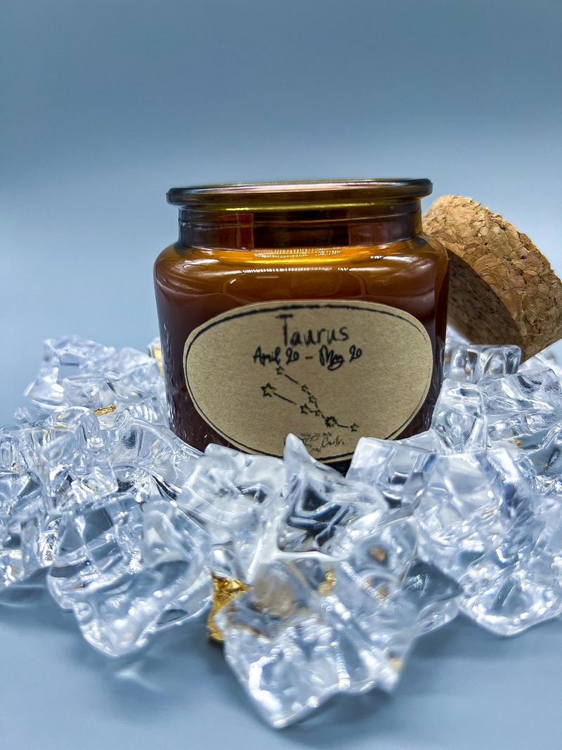 十二星座幸運蠟燭(金牛座) - 蠟燭/燭台 - 蠟 粉紅色