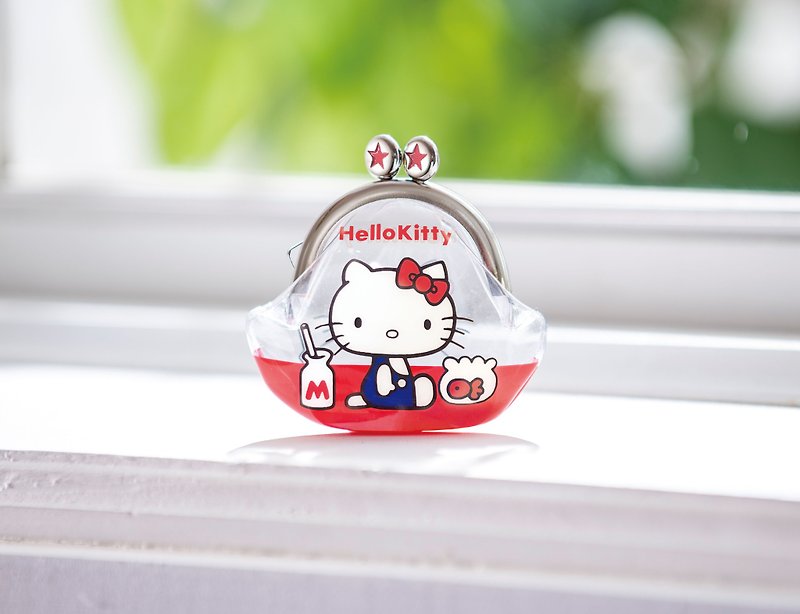 Hello Kitty 復古經典款收藏誌 第一期 小零錢包 - 零錢包/小錢包 - 塑膠 透明