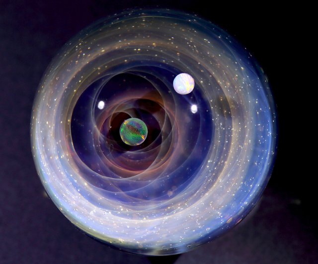 50mm 宇宙ガラスマーブル - オブジェ no.M033 - ショップ Star Safari