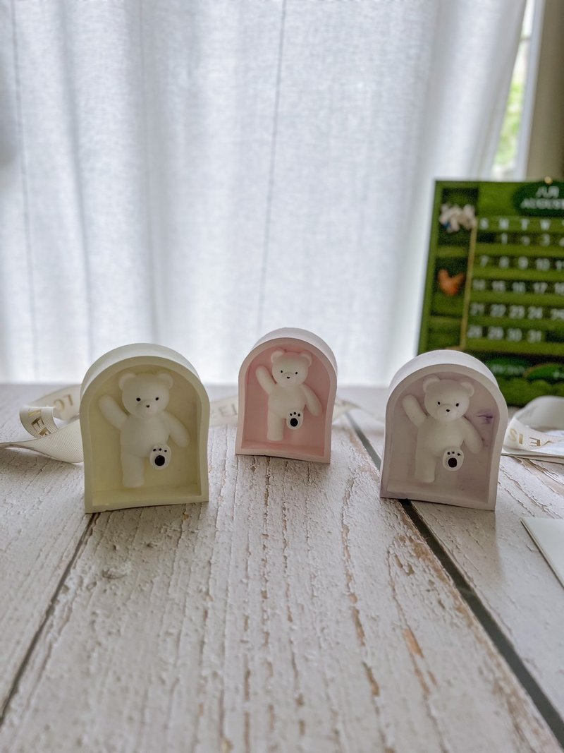 Indoor Fragrance Stone- Kick Bear / Door Frame / Tag / Magnet with 5ml Essential Oil - น้ำหอม - วัสดุอื่นๆ 