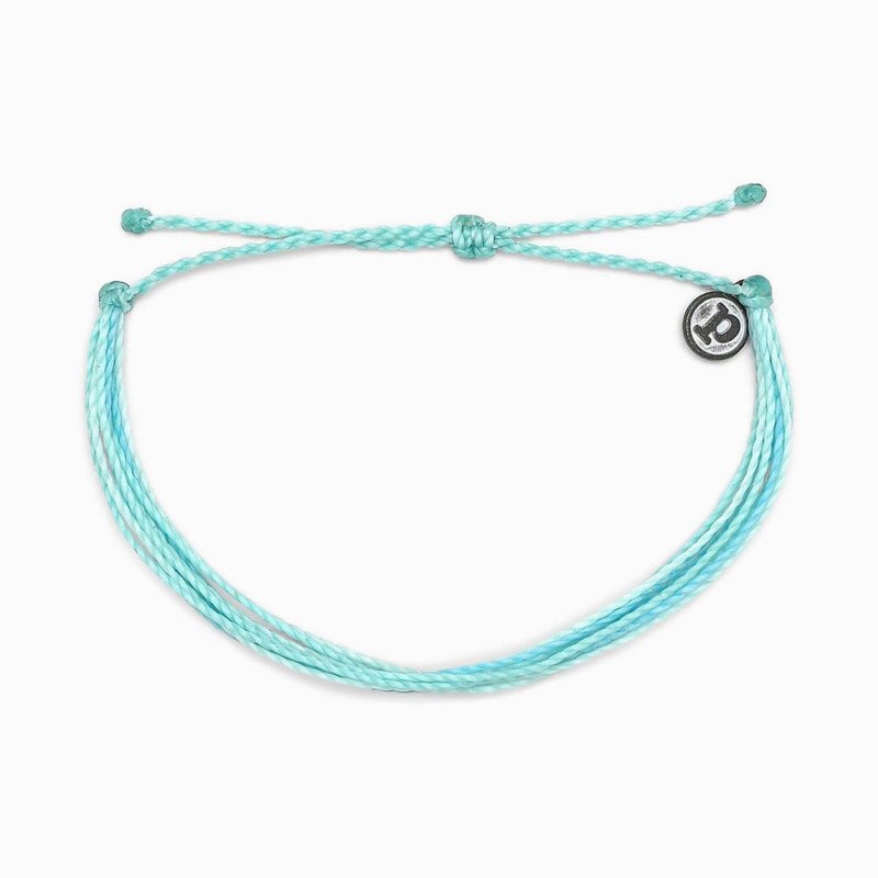 Pura Vida American handmade Isla basic colorful adjustable bracelet - Bracelets - Waterproof Material Blue