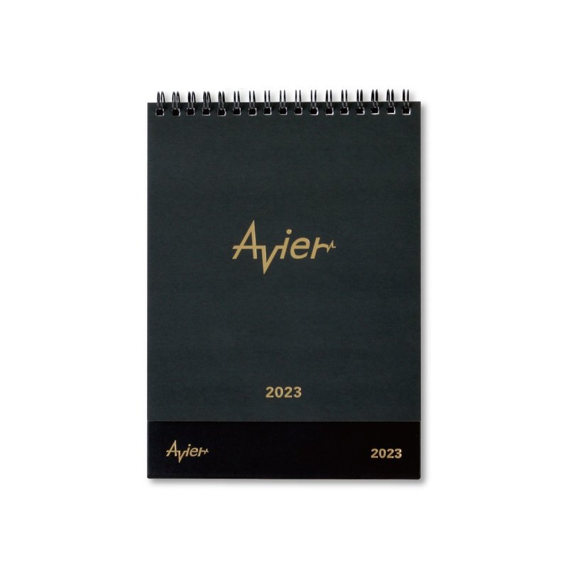 【Avier】exquisite 2023 Calendar 年度桌曆 - 日曆/月曆/年曆 - 紙 黑色