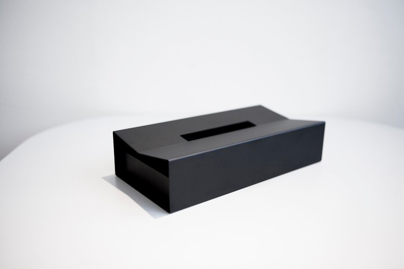 M tissue box - D - Tissue Boxes - Other Metals Black