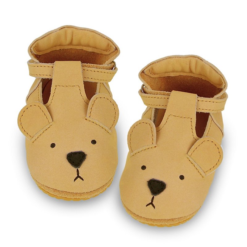 Donsje Animal Sandals (SS18) Bear 0629-ST018-NL01J - รองเท้าเด็ก - หนังแท้ สีนำ้ตาล