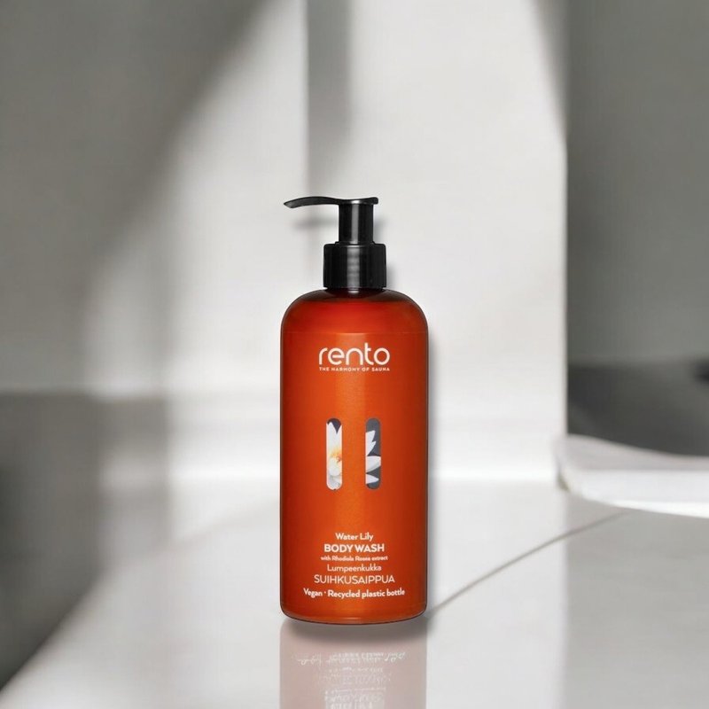 rento 沐浴露400ml/睡蓮 - 沐浴乳/沐浴用品 - 濃縮/萃取物 