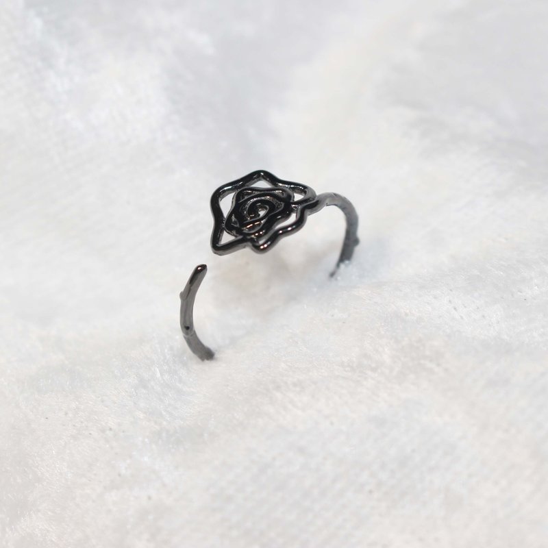 women rose ring - แหวนทั่วไป - เงินแท้ 