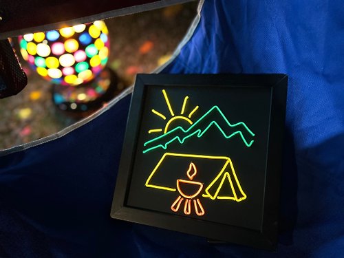 TurnSun設計 手作DIY材料包 霓虹燈 佈置裝飾 露營裝飾