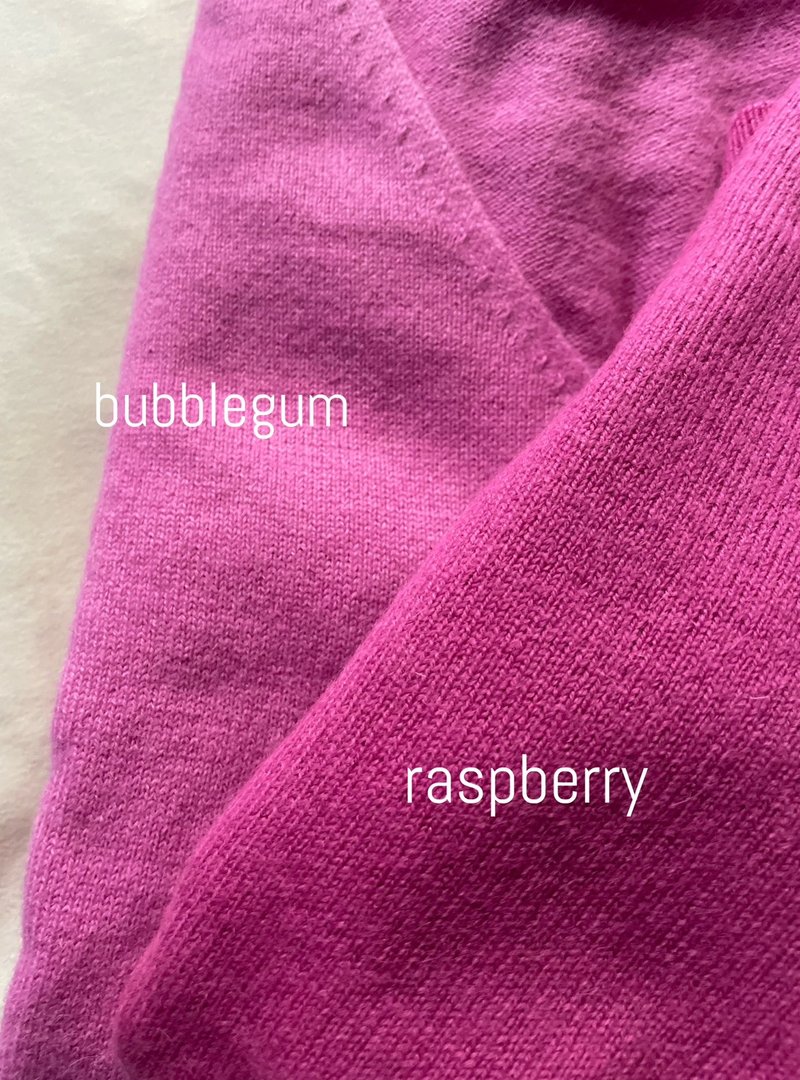 【Sample Clearance】Giulia Sweater Raspberry Powder S - สเวตเตอร์ผู้หญิง - ขนแกะ 