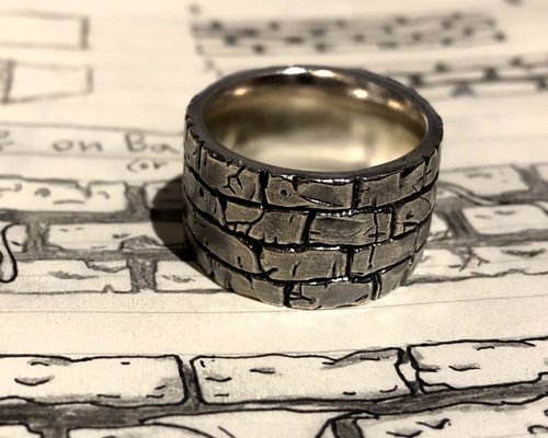 Nadleeh Design 磚牆戒指 Brick Ring