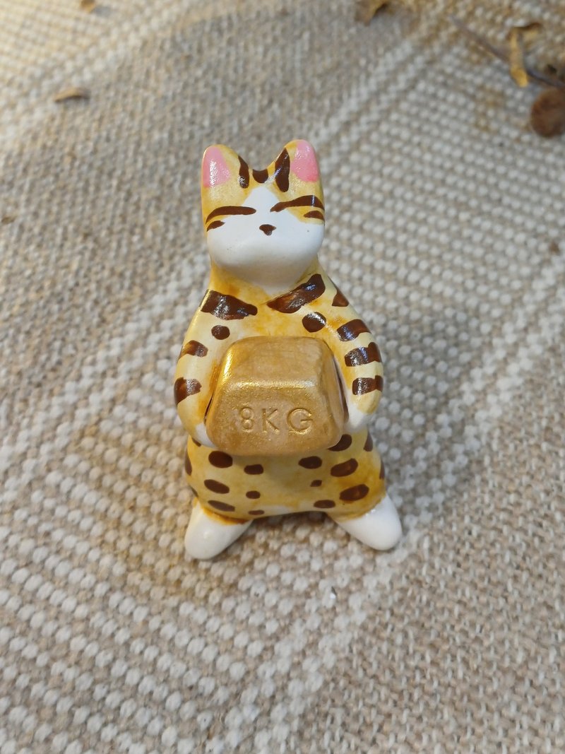 貓肥運來-8公斤金磚 - 擺飾/家飾品 - 陶 白色