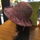 手編み/ローズストラップのサンハット。日本製のワイヤーです。ライトトラベル/ライトビーチハット/紙紐ハット - 帽子 - 紙 