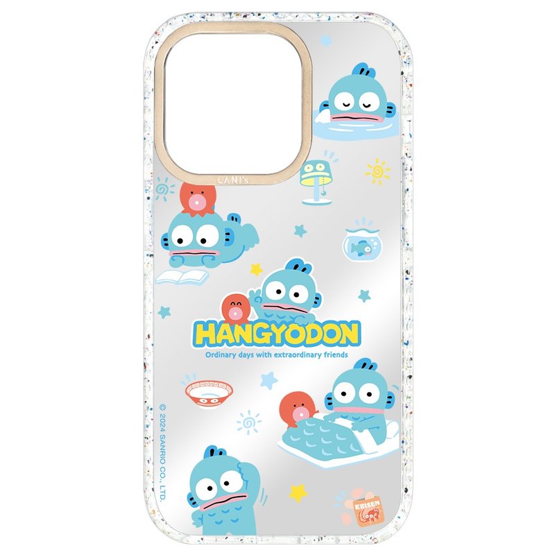 Hangyodon Mermaid Hangyodon-Mirror Hangyodon's Day Magnetic Version Translucent Frame iPhone Anti-fall - Phone Cases - Eco-Friendly Materials Silver