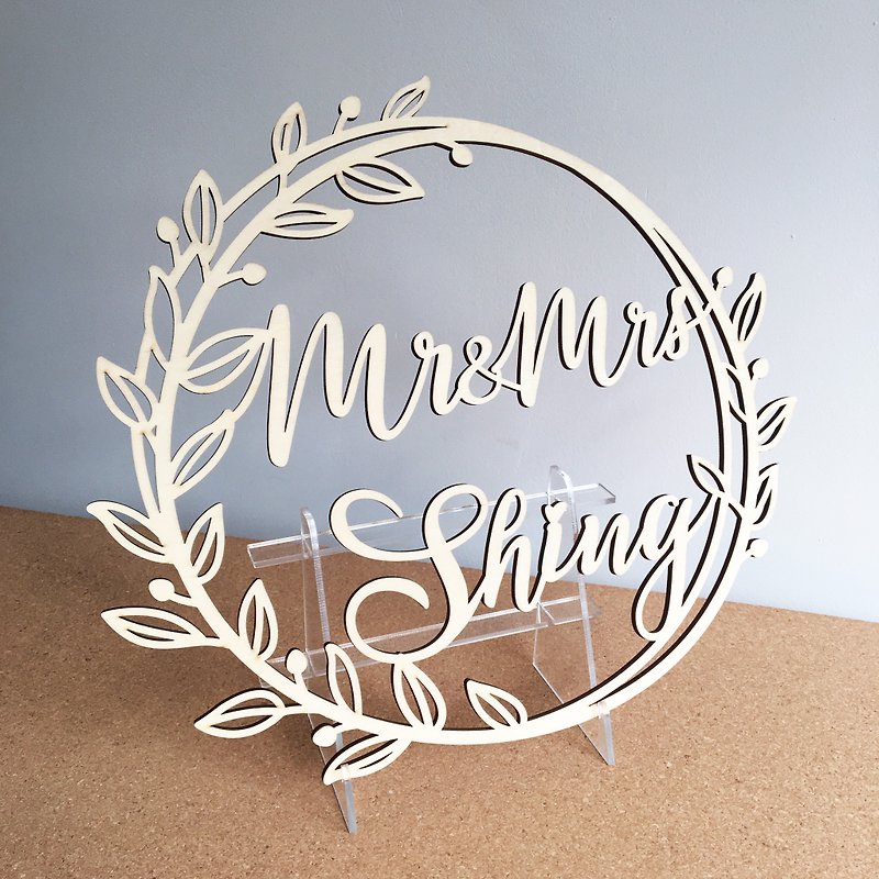 Wedding Welcome Sign Wooden Wedding Decoration - Items for Display - Wood 