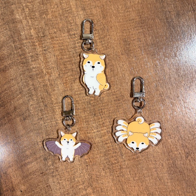 柴怪壓克力吊飾 - 吊飾/掛飾 - 壓克力 橘色