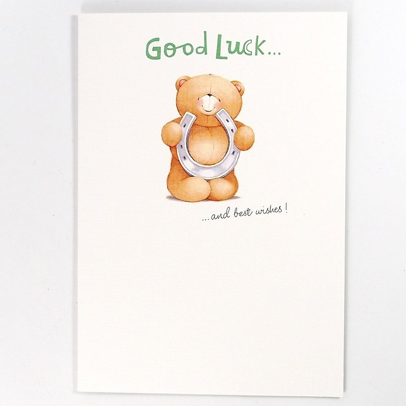 Full of blessings - good luck to [Hallmark-ForeverFriends-card boosts morale] - Cards & Postcards - Paper White