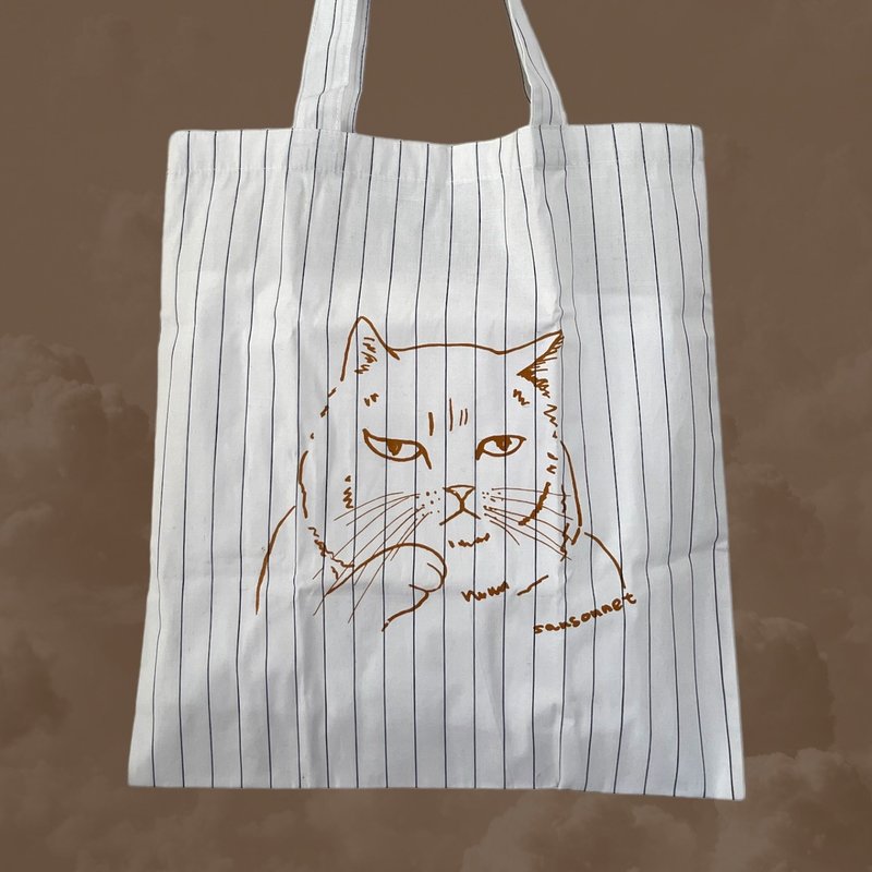 Cotton Tote Bag - กระเป๋าถือ - ผ้าฝ้าย/ผ้าลินิน 