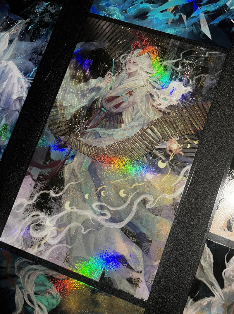 山海異獸 人物スケッチ 無背景 巨畫幅 PET 紙膠帶 霓虹光 10米卷 - 紙膠帶/和紙/PET - 其他材質 多色