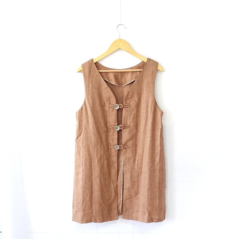 │Slowly│ vintage vest 2│vintage. Retro. Literature - Women's Vests - Polyester Multicolor