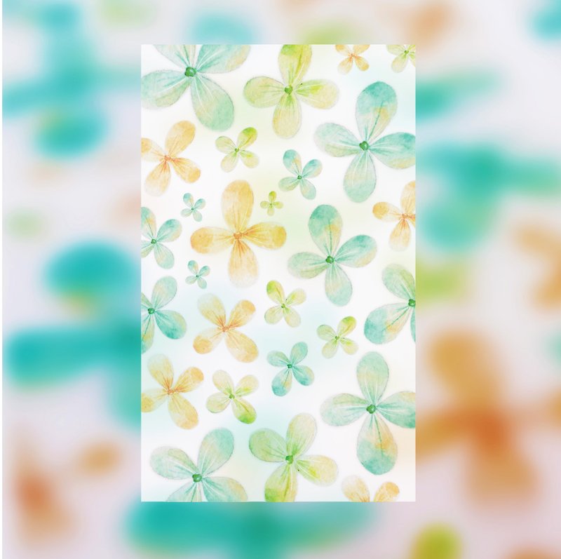 Variety Packing - Green Flower Skirt - Washi Tape - Plastic Green