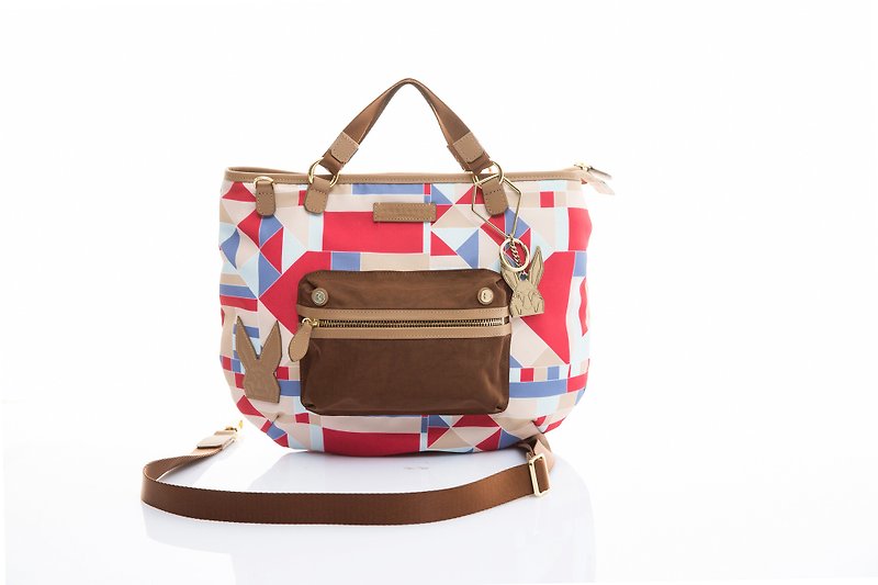 Khieng Atelier Diamond Rabbit Love Adventure Side Backpack - Messenger Bags & Sling Bags - Other Materials 