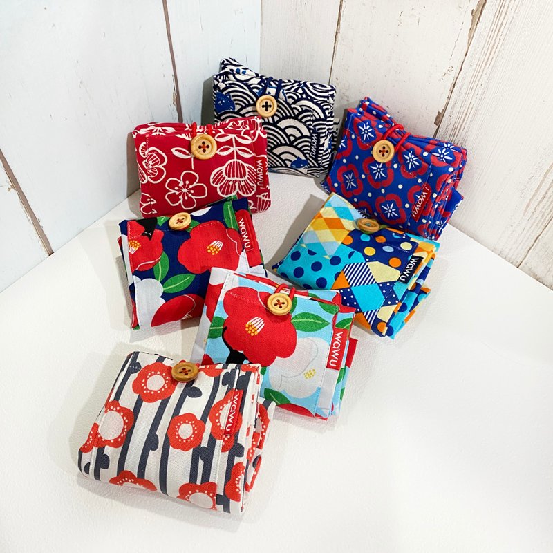 Half Catty Shopping Bag - Handbags & Totes - Cotton & Hemp Multicolor