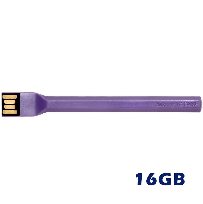 BIG-GAME PEN 16GB USB in Purple - USB Flash Drives - Plastic Purple