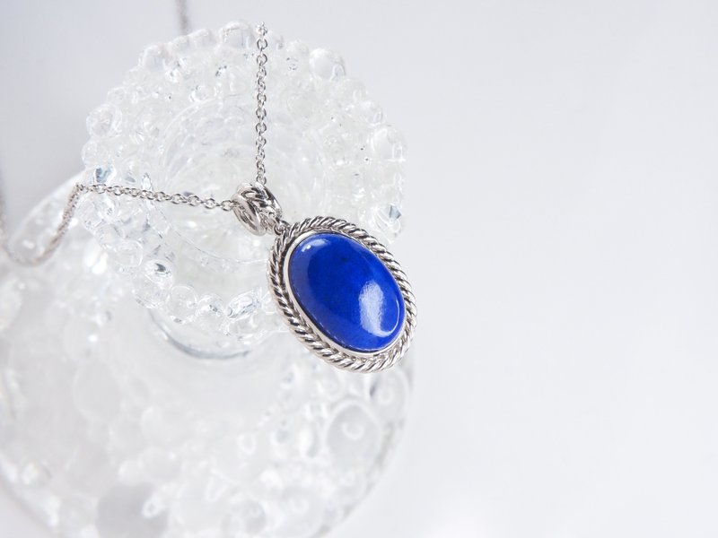 Pharaohs Holiday | Lapis Lazuli Necklace - สร้อยคอ - เครื่องเพชรพลอย สีน้ำเงิน