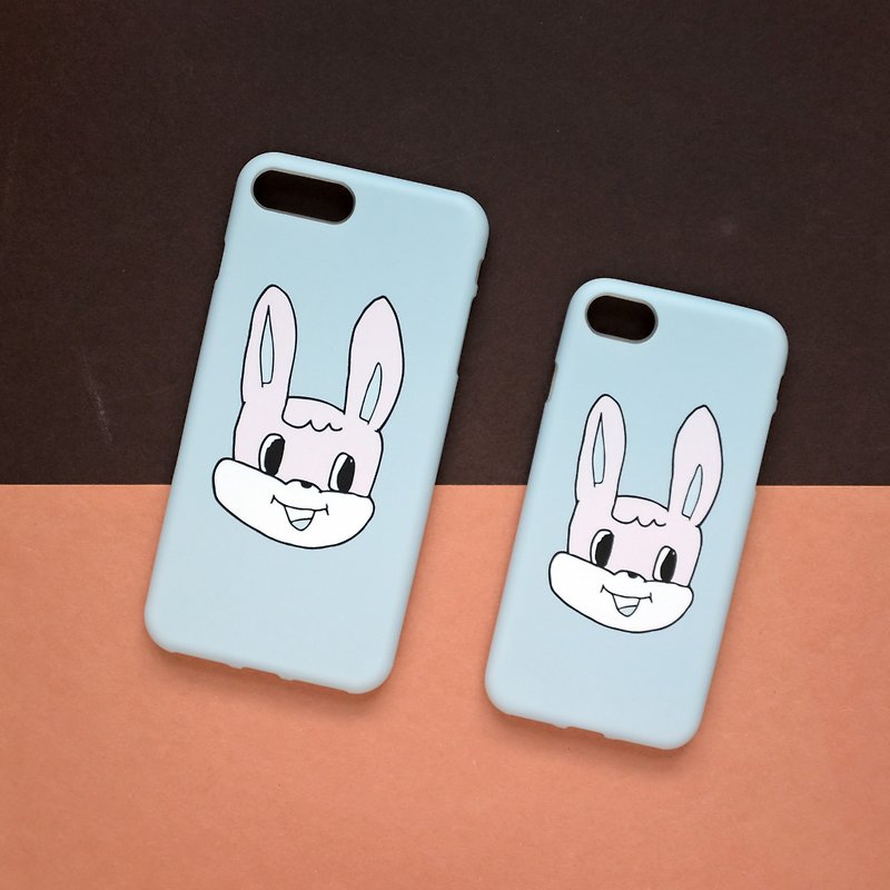 bunny phone case - เคส/ซองมือถือ - ยาง สึชมพู