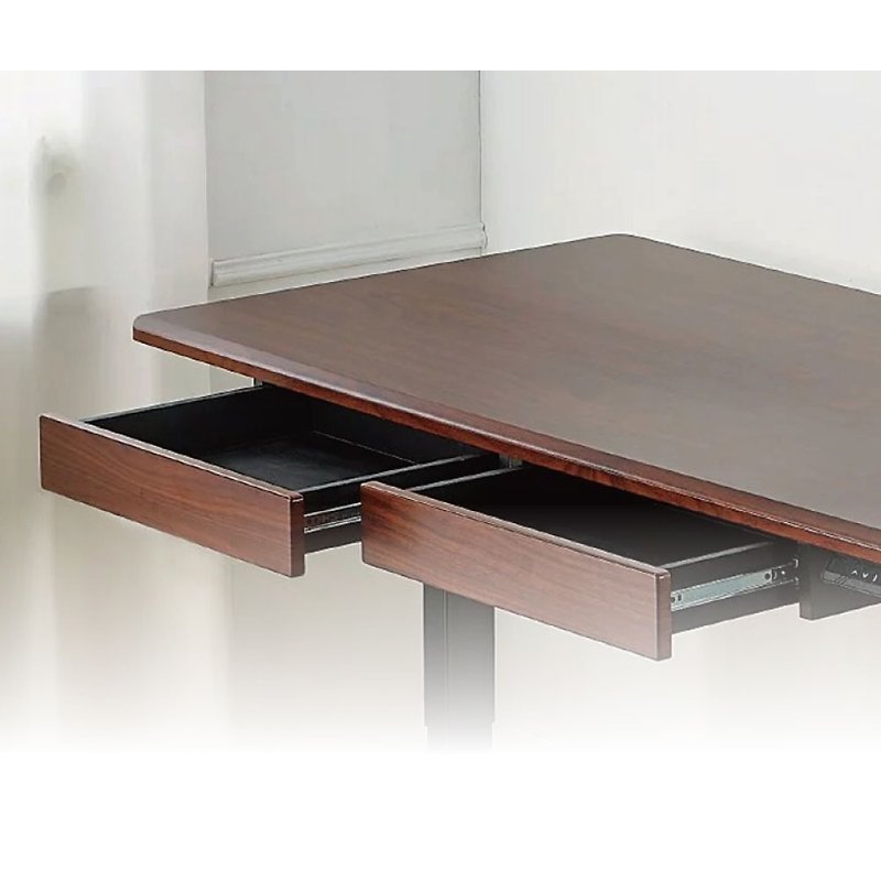 FUNTE電動升降桌配件-單層抽屜1入 - 餐桌/書桌 - 木頭 咖啡色