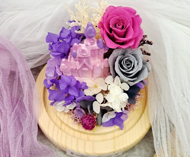 プリザーブドフラワー ガラスカバー 誕生日プレゼント 母の日 プリザーブドフラワー ガラスカバー 誕生日プレゼント 母の日