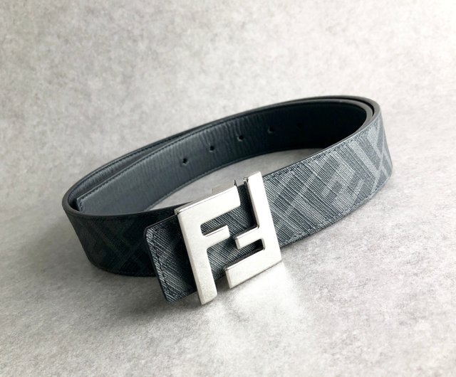 日本直送 名牌中古包 】FENDI フェンディ ベルト ブラック