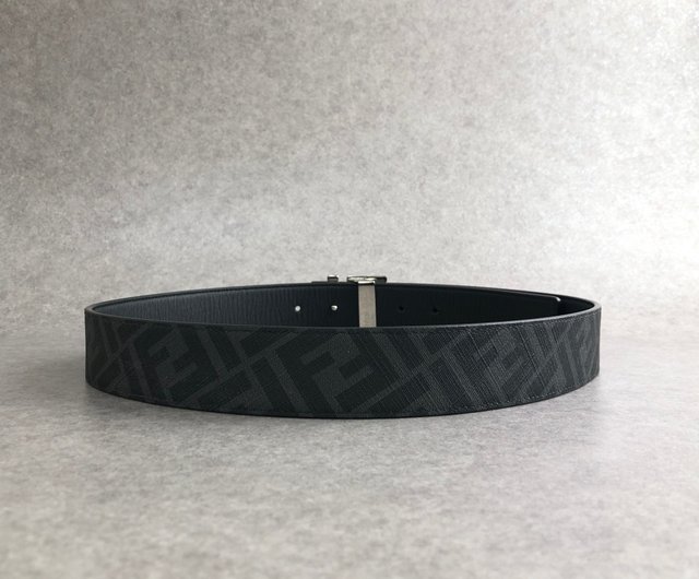 日本直送 名牌中古包 】FENDI フェンディ ベルト ブラック