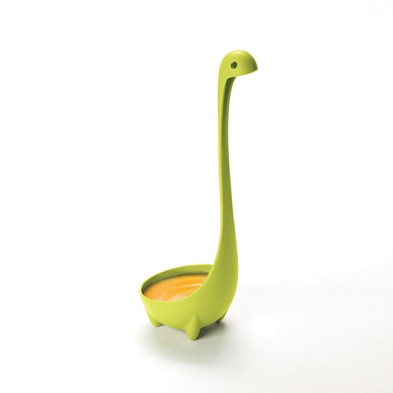 [New Year Gift] OTOTO Loch Ness Monster-Spoon - ตะหลิว - พลาสติก สีเขียว