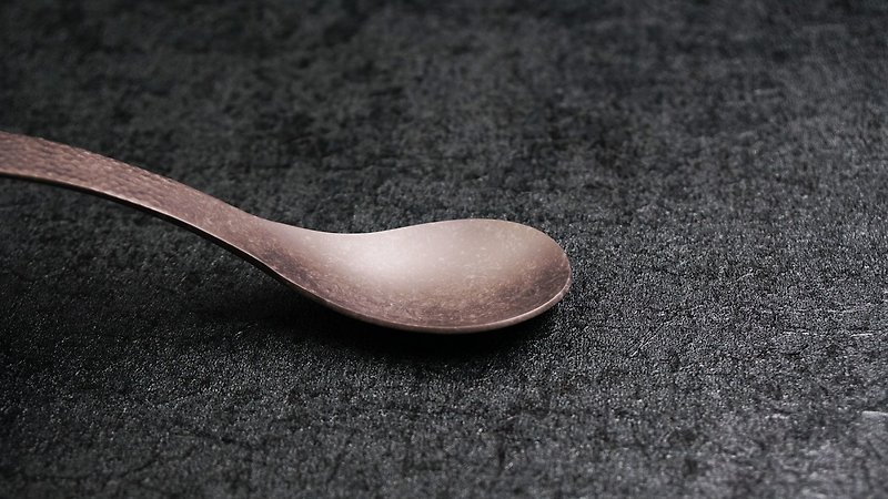TIGT - titanium spoon hammer means a - (Rankin panchromatic, Stone pattern, a black Optional) - ช้อนส้อม - โลหะ หลากหลายสี