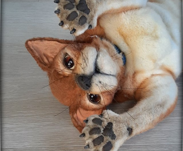 Chihuahua toy. Handmade collectible realistic dog toy.