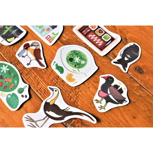 D bird stickers  chirp bird 26 into - Shop Bird KaFe Stickers - Pinkoi