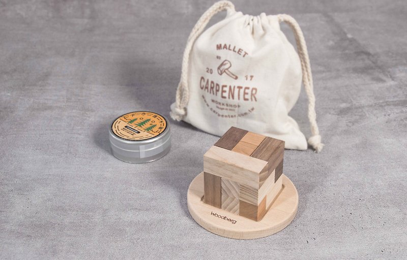 索瑪立方塊 - 桌遊/卡 Game - 木頭 