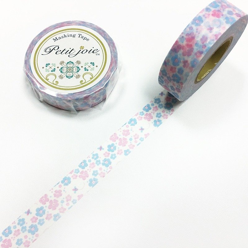 Paper Washi Tape Multicolor - NICHIBAN Petit Joie Masking Tape【Flowers & Bees (PJMT-15S045)】
