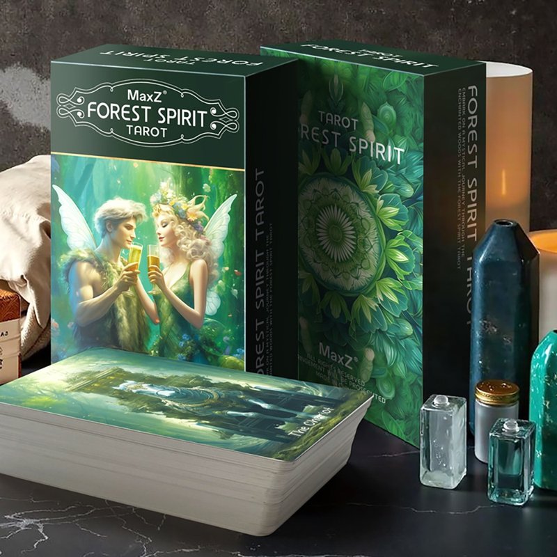 韋特系森之靈塔羅牌tarot初學者78張桌游卡牌 - 桌遊/卡牌 - 紙 多色