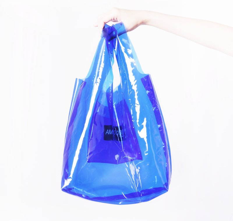AM0000 ||| law perspective blue bag S odd number (mobile) - Handbags & Totes - Plastic Blue