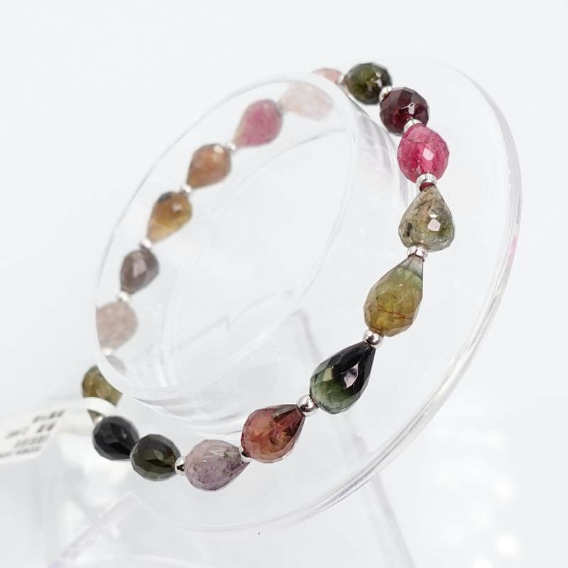 Polygold Jewelry-Natural Color Tourmaline Bracelet - Bracelets - Gemstone 