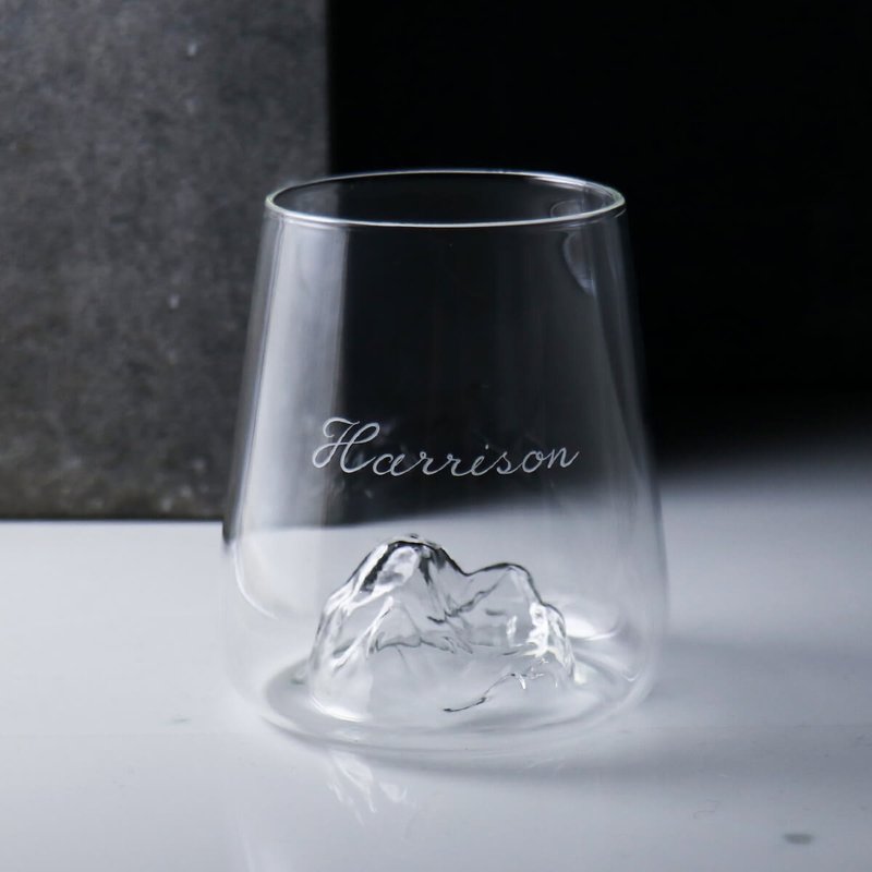 370cc 觀山 冰山威士忌杯 老師禮物 - 酒杯/酒器 - 玻璃 透明