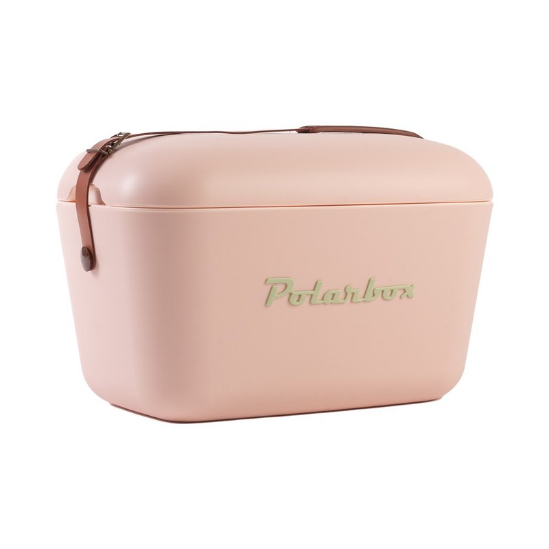 西班牙 Polarbox 12L復古經典露營野餐保冰盒-佛朗明哥玫瑰粉 - 露營用品 - 塑膠 粉紅色