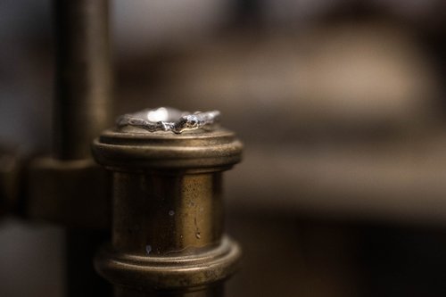 粼隱 Gaia系列・ 砂礫 | 925 silver 戒指